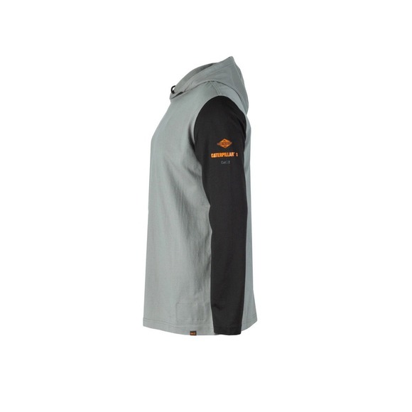 Caterpillar CAT Trademark Banner Logo Pullover Light Hoodie Men's Large - Picture 5 of 5